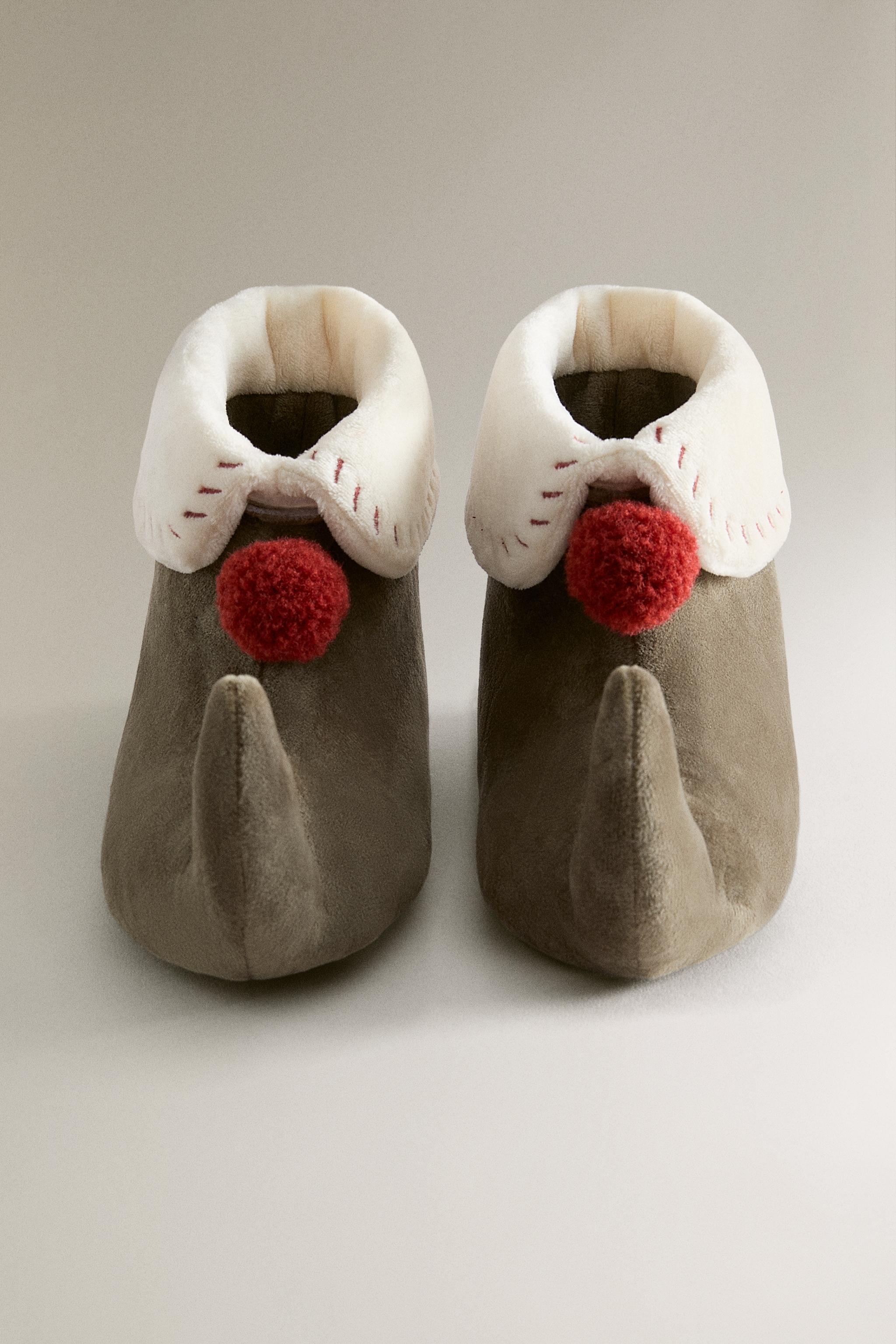 CHILDREN'S CHRISTMAS ELF SLIPPERS